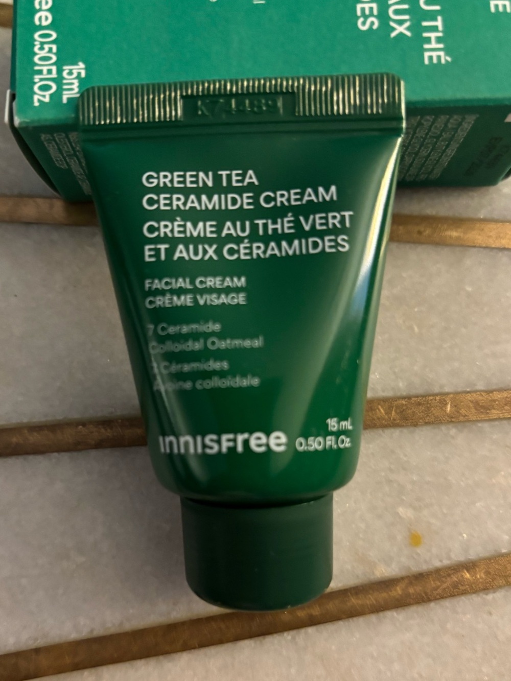 New Innisfree Green Tree Ceramide Cream .5 oz
